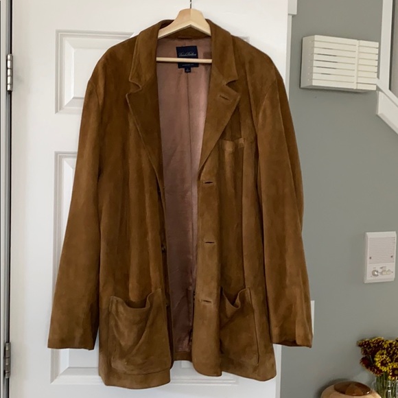 brooks brothers suede jacket